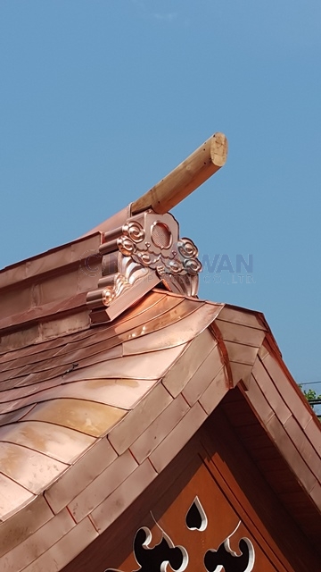 หลังคา,ทองแดง,หลังคาทองแดง,copper roof