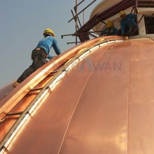 copper roof, ทองแดง, หลังคา, หลังคาทองแดง