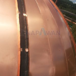 copper roof, ทองแดง, หลังคา, หลังคาทองแดง