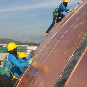 copper roof, ทองแดง, หลังคา, หลังคาทองแดง